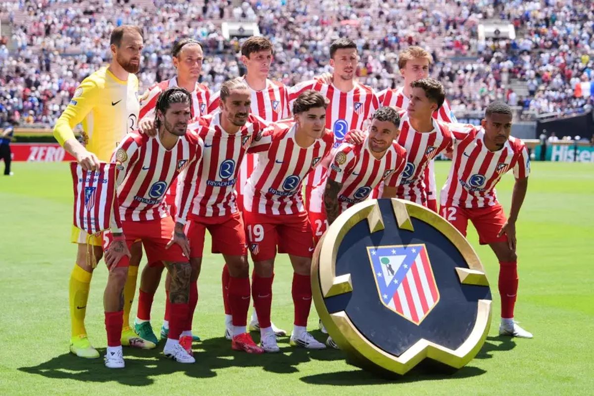 El once del Atleti en el partido contra el PSG