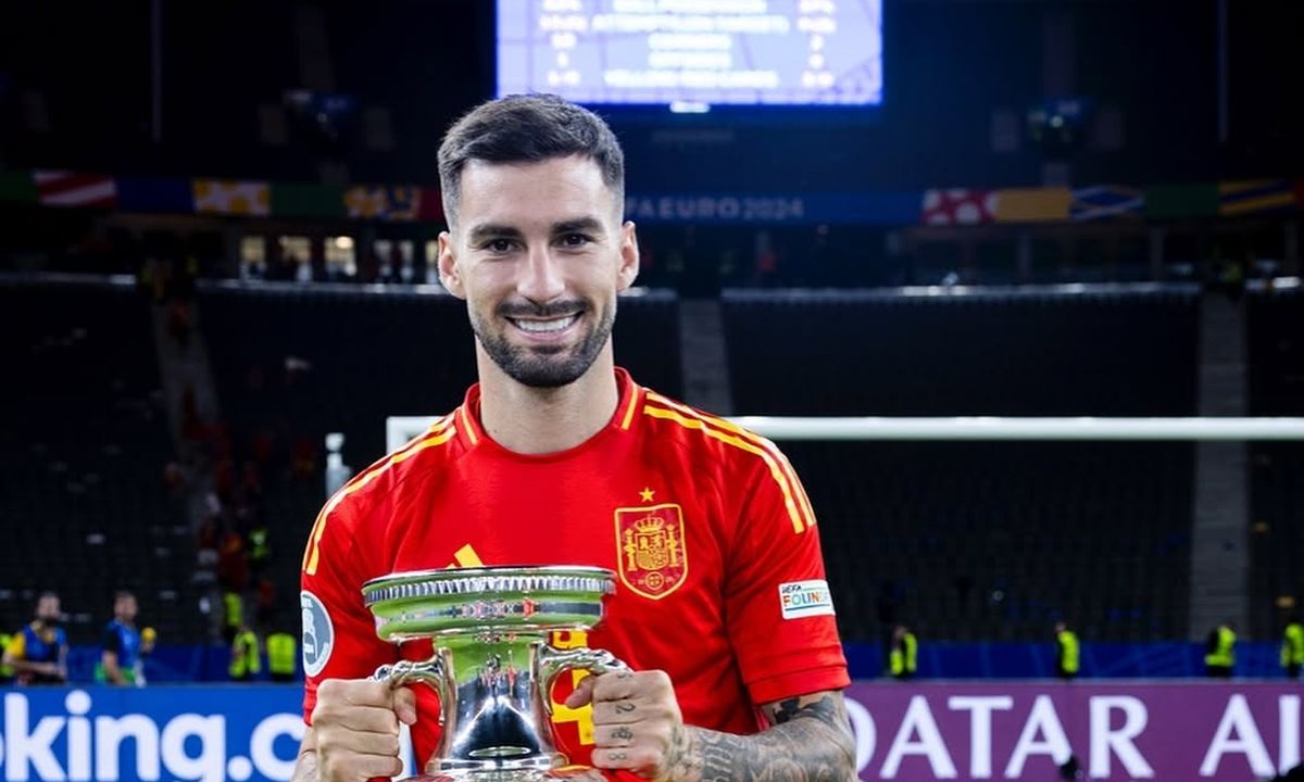 Baena con la selección española