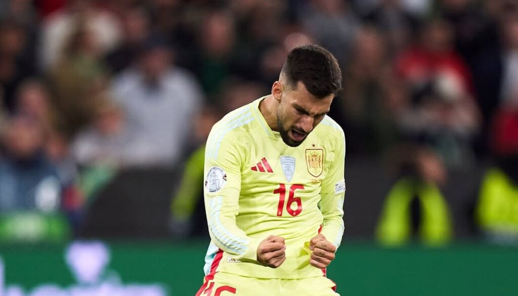 Baena con la selección española