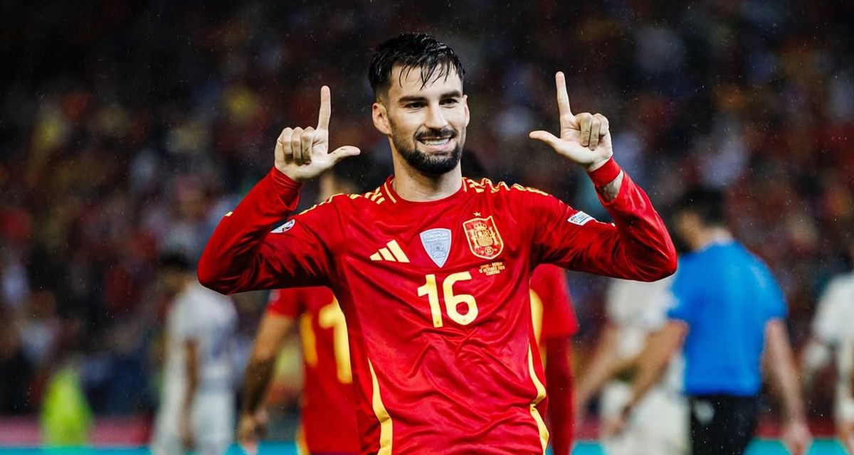 Baena con la camiseta de la selección española