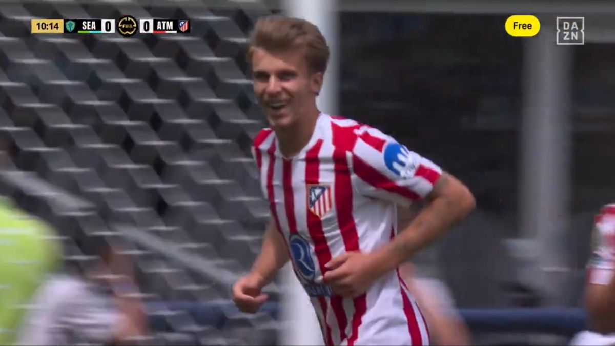 Barrios celebrando su gol