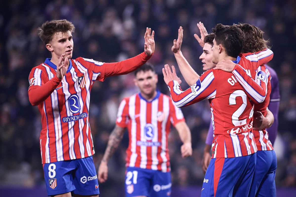 Barrios con Julián, Giuliano y Griezmann