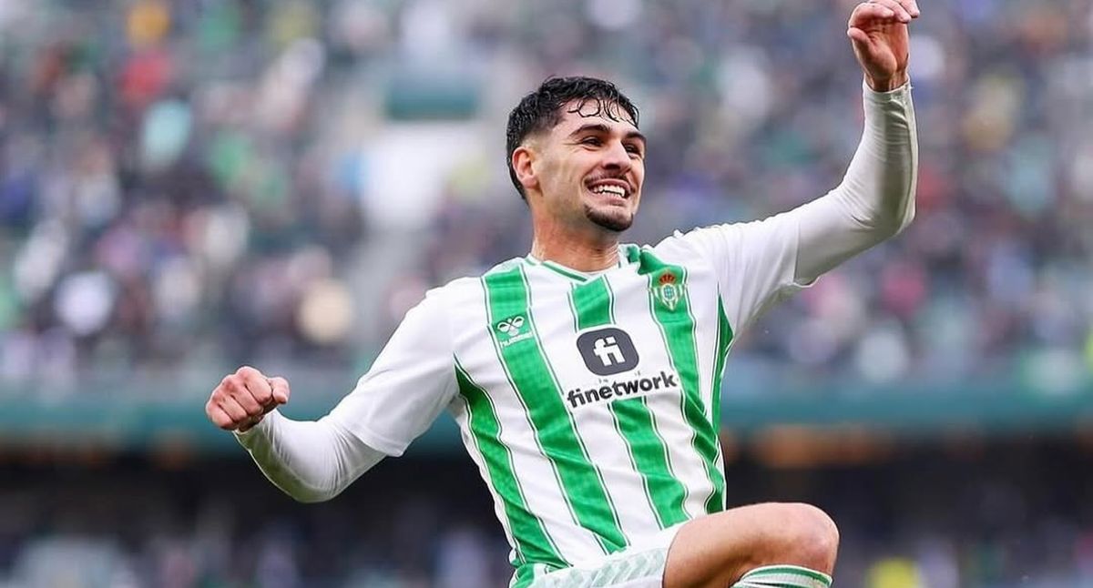 El jugador del Betis, Johnny Cardoso