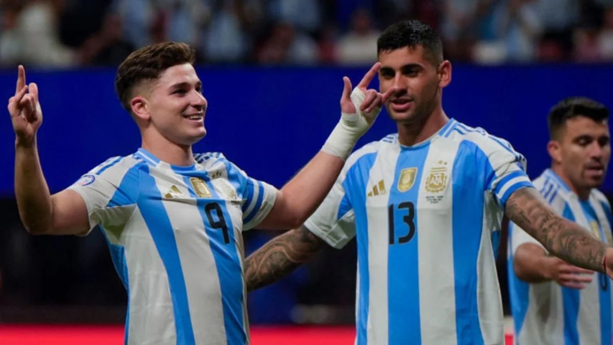 Julián Álvarez y Cuti Romero.