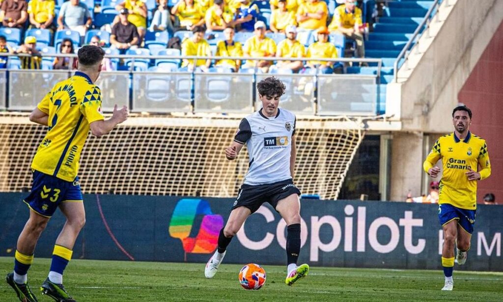 El jugador del Valencia Javi Guerra