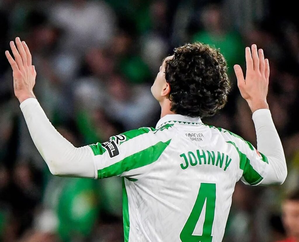 Johnny Cardoso, jugador del Betis