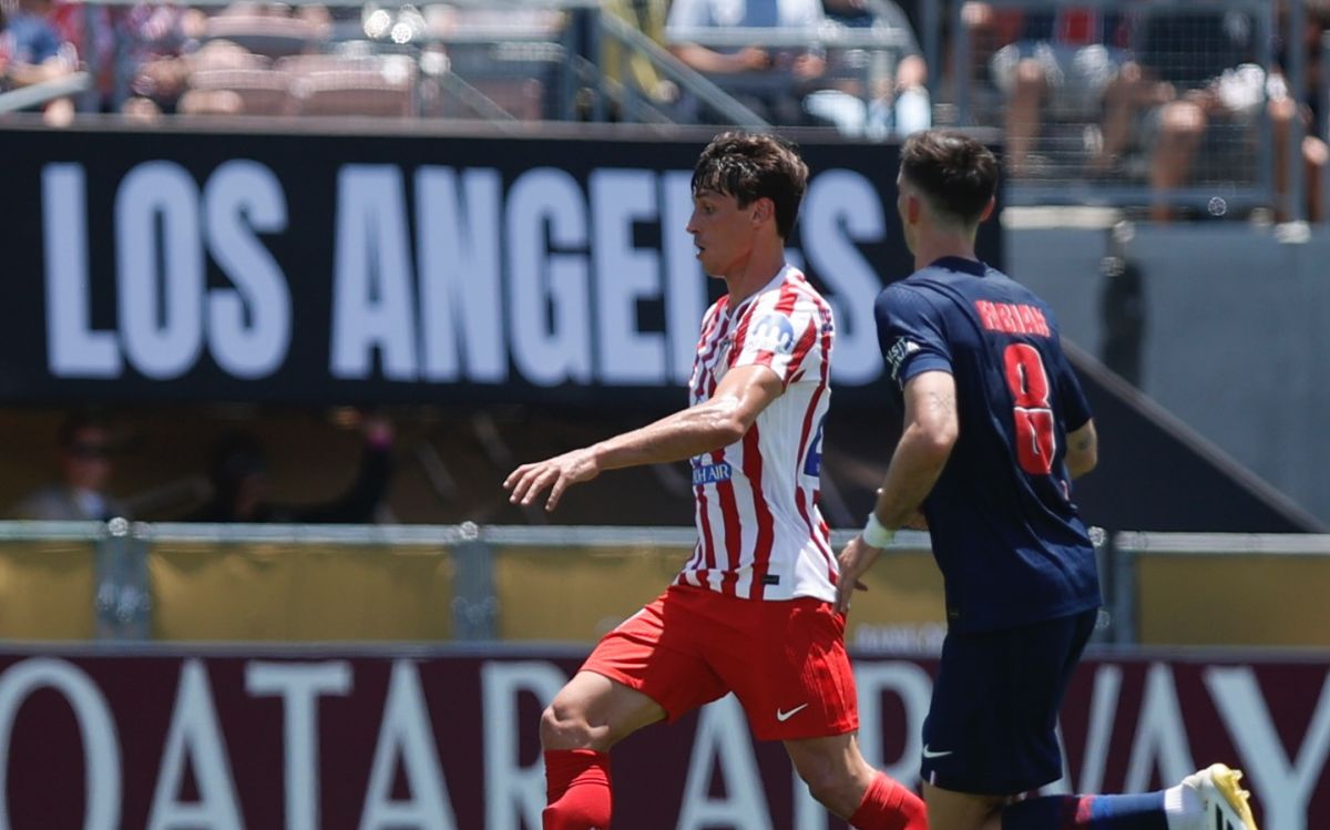 Le Normand en el partido del Atlético de Madrid ante PSG para el Mundial de Clubes