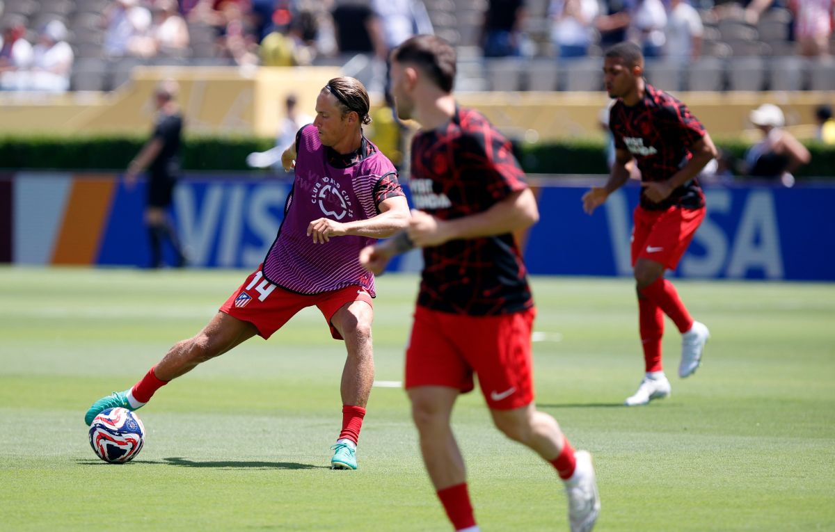 Llorente y otros jugadores del Atleti