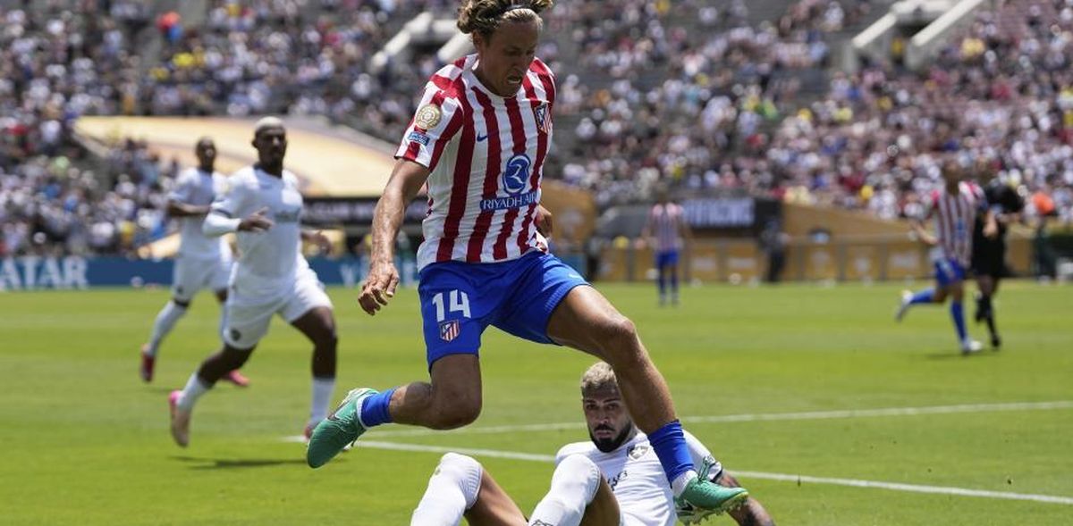 Marcos Llorente en el partido ante Botafogo