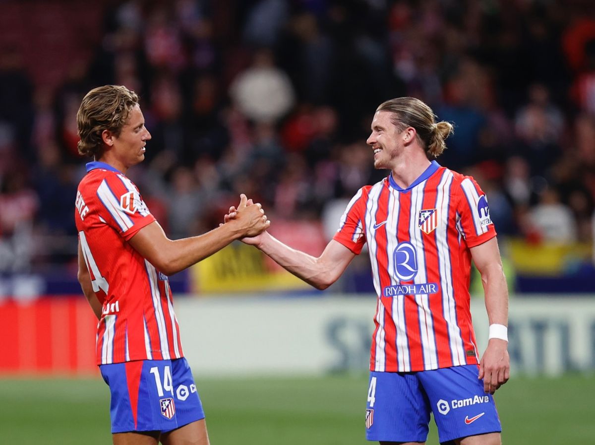 Llorente y Gallagher, jugadores del Atlético de Madrid