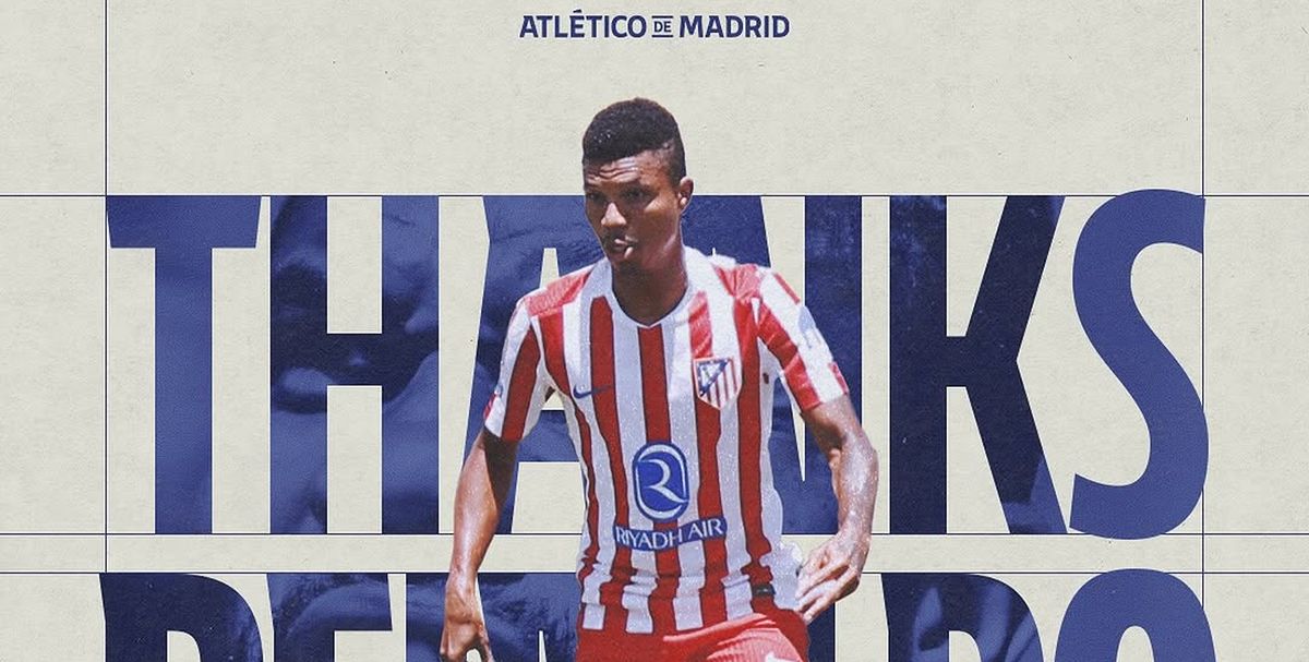 La despedida del Atleti a Reinildo