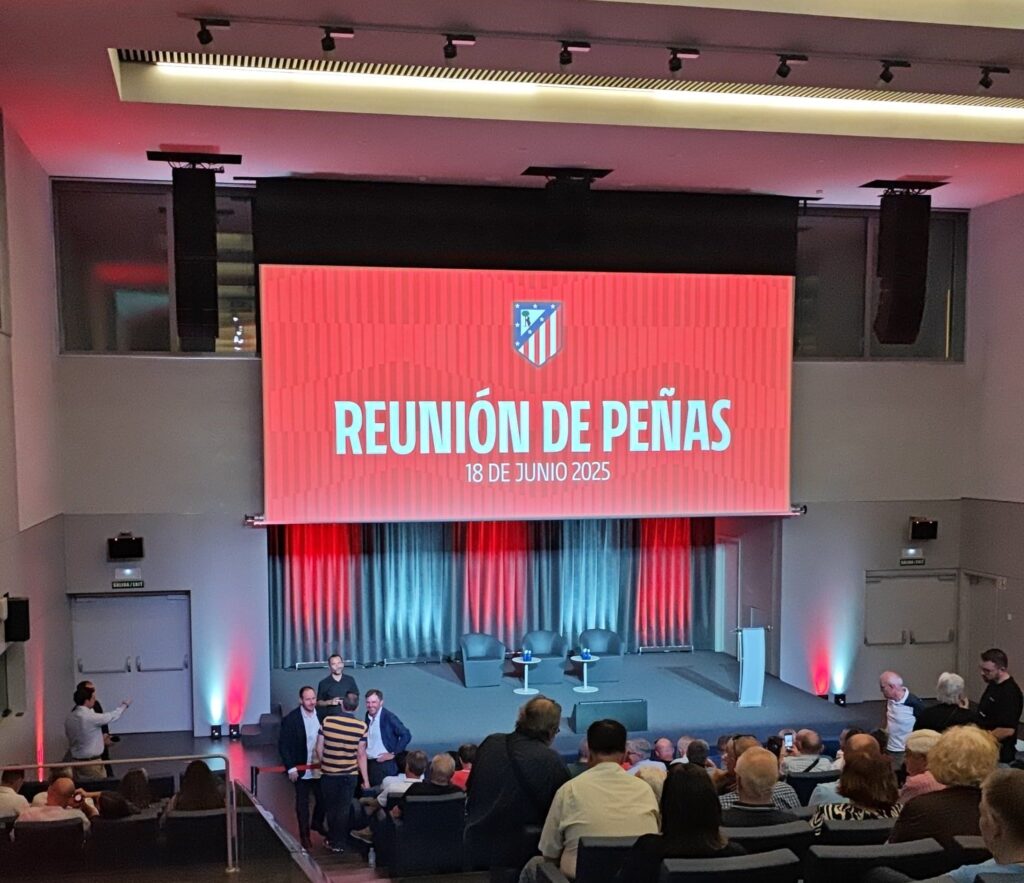 La reunión de Peñas del Atlético de Madrid