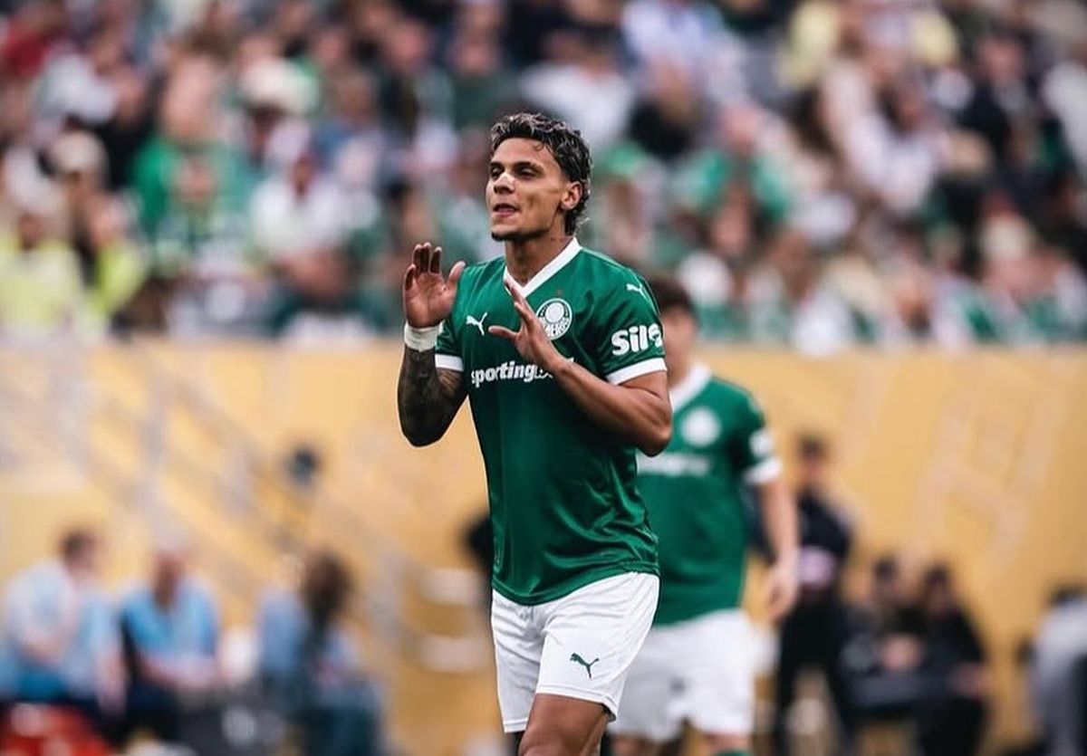 Richard Ríos, jugador del Palmeiras