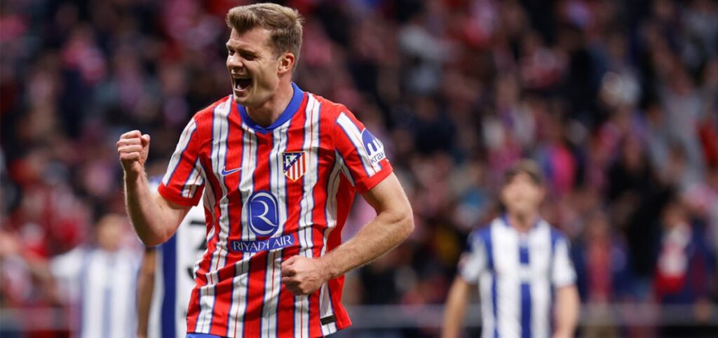 Sorloth celebra su gol ante la Real