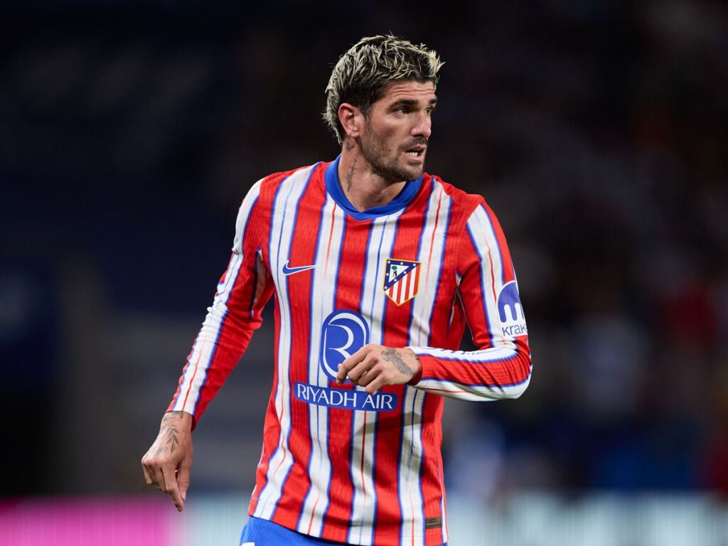 El jugador del Atlético de Madrid Rodrigo De Paul