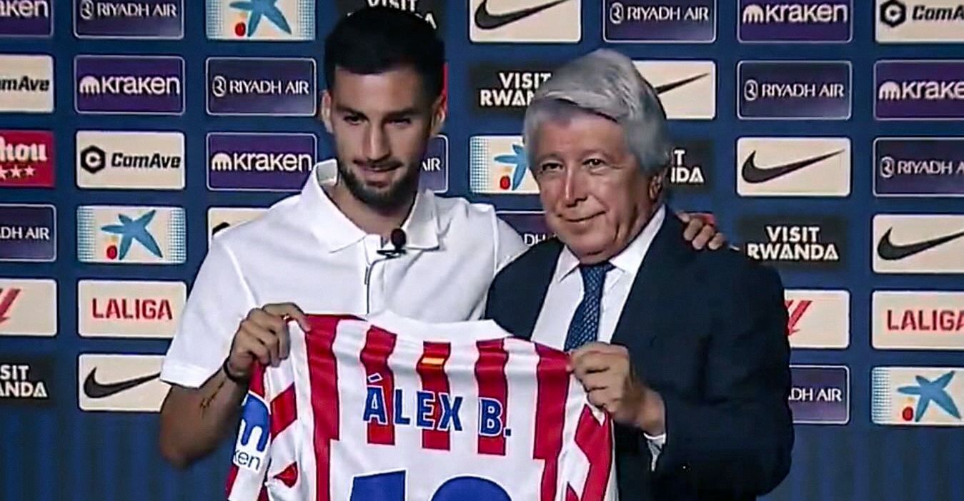 Álex Baena con Enrique Cerezo