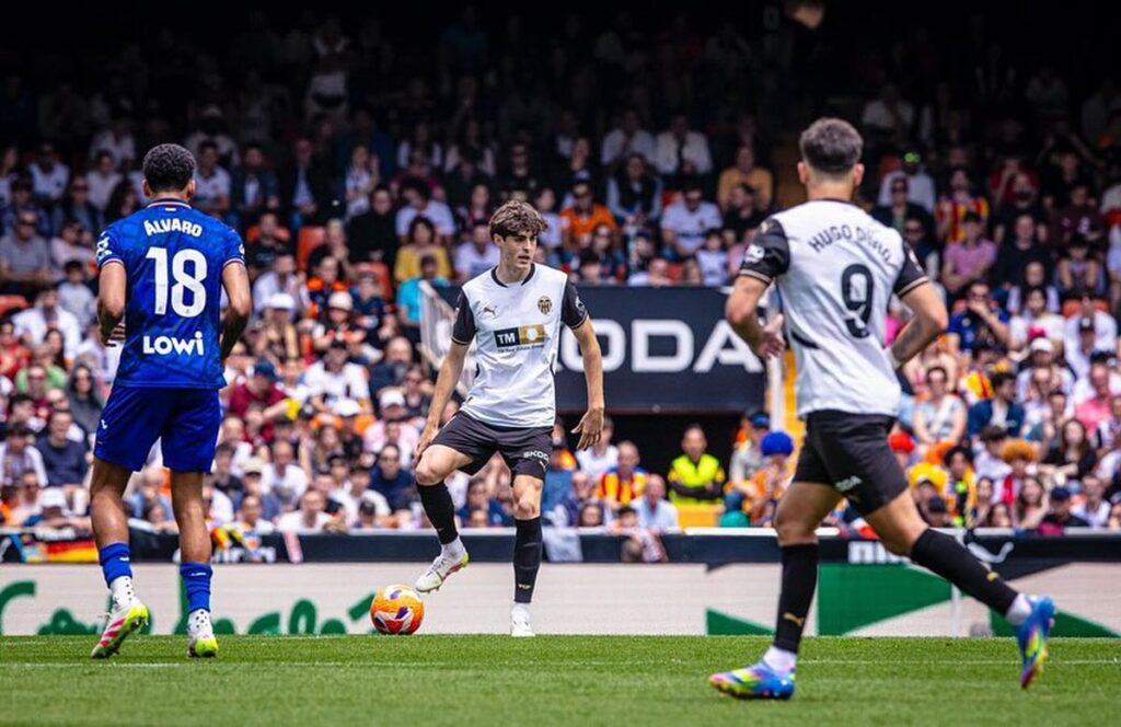 El jugador del Valencia, Javi Guerra