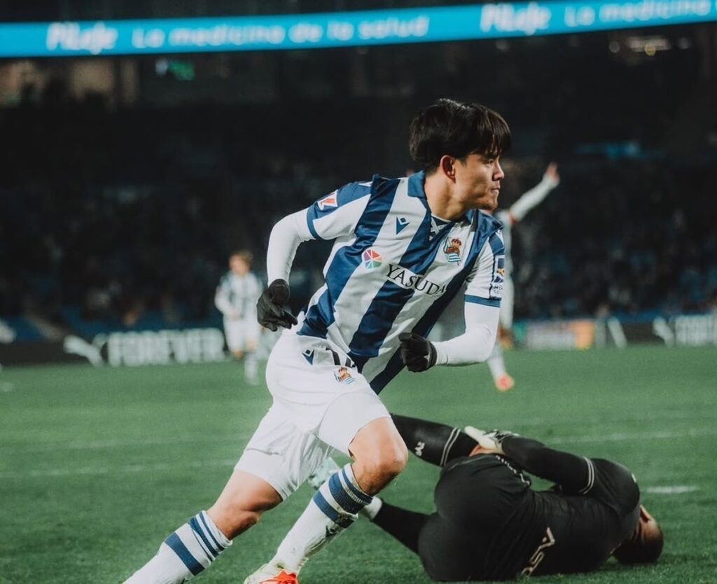 Takefusa Kubo, jugador de la Real Sociedad