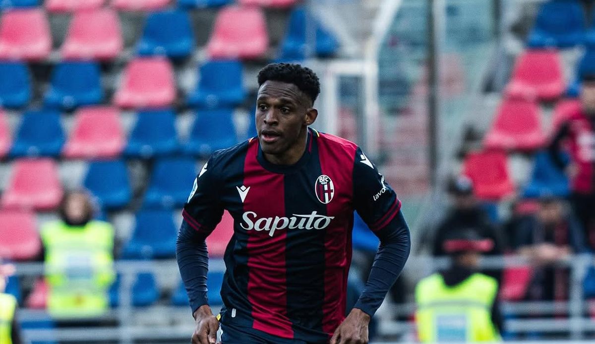 Jhon Lucumí, jugador del Bologna