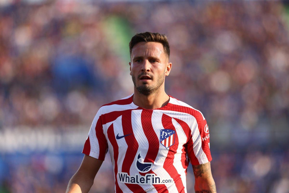 El jugador del Atlético de Madrid Saúl Ñíguez