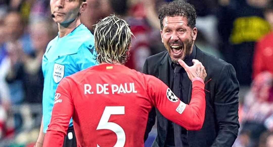 Simeone con De Paul
