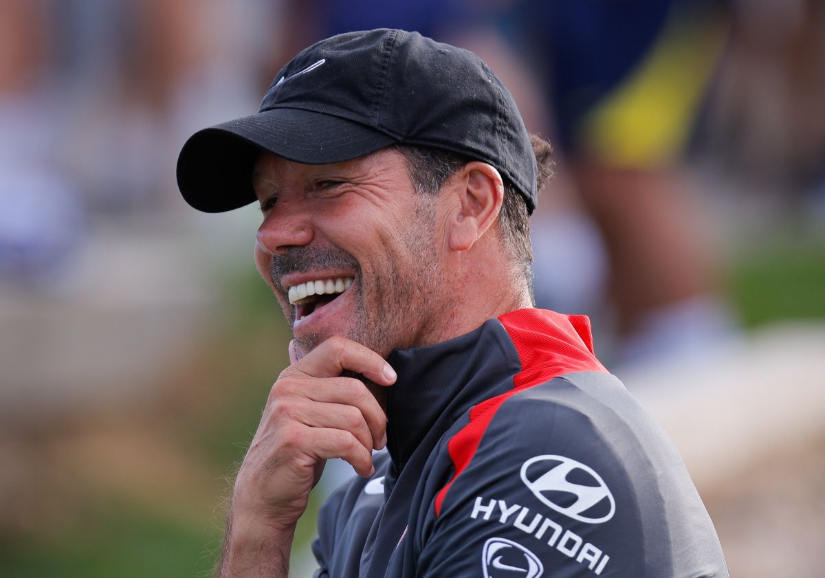 Diego Pablo Simeone, entrenador del Atleti
