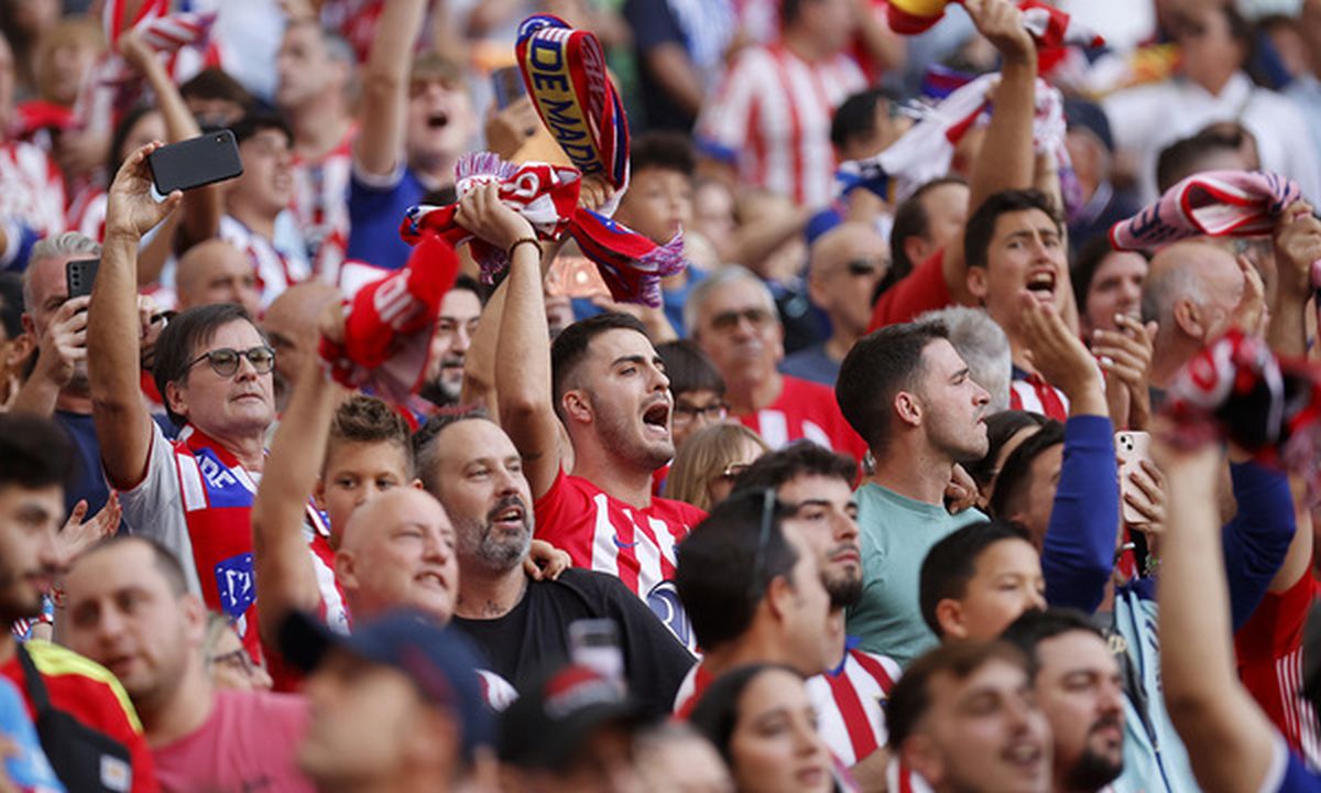 La afición del Atleti