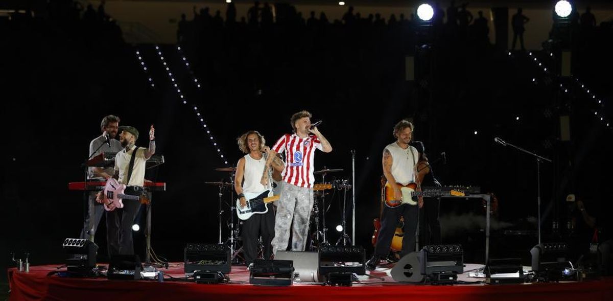 Dani Fernández en el Metropolitano