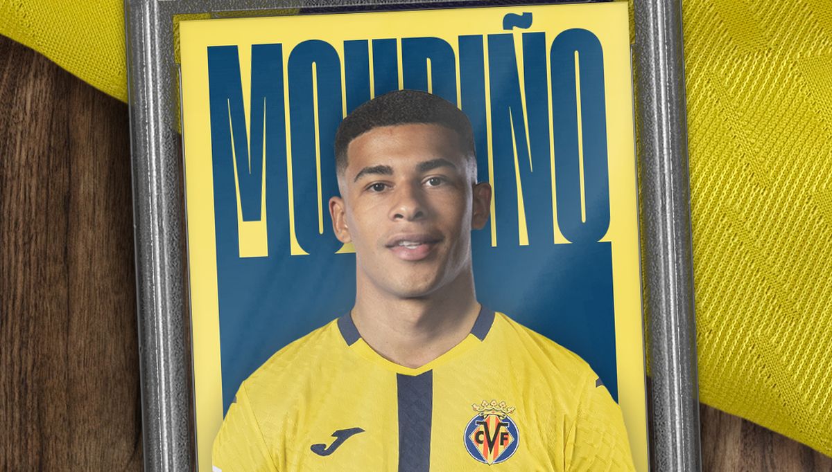 Santiago Mouriño con la camiseta del Villarreal
