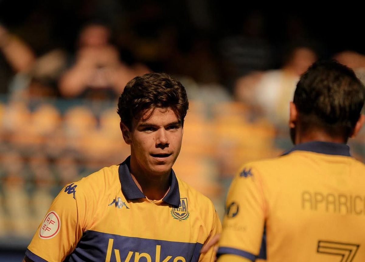 Rafa Llorente, jugador del Alcorcón