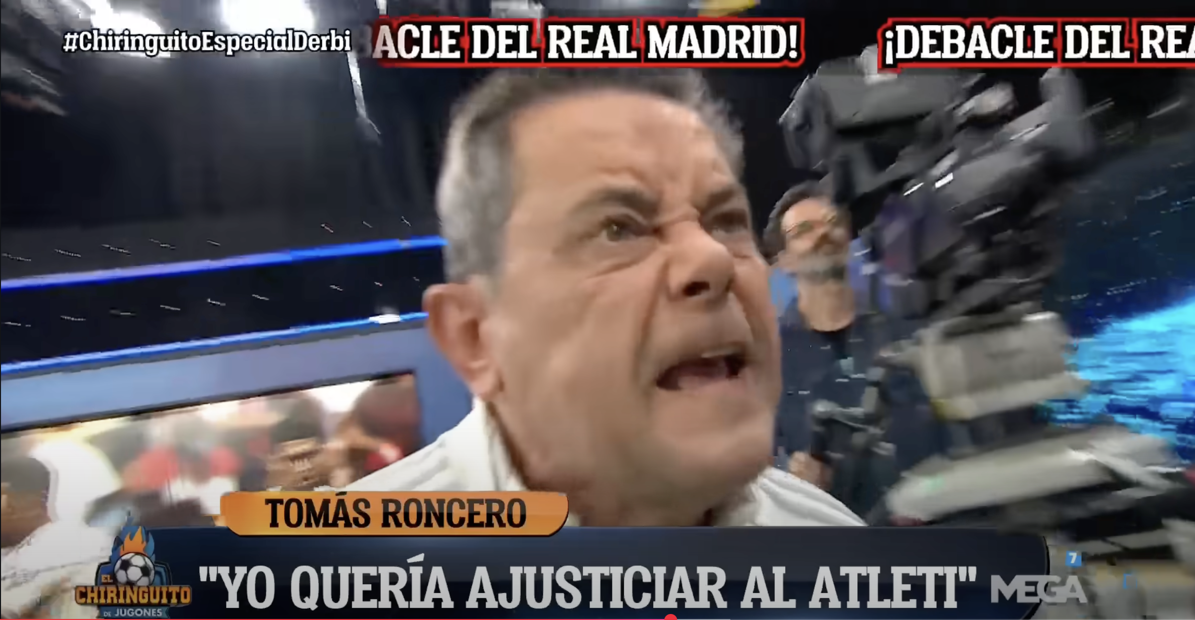 Tomás Roncero Derbi Madrileño Reacción Enfado Histórico