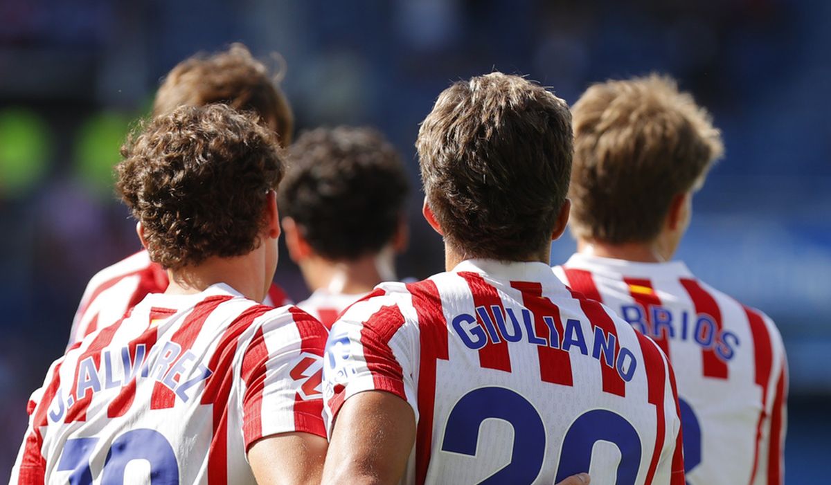 Julián y Giuliano, jugadores del Atlético de Madrid