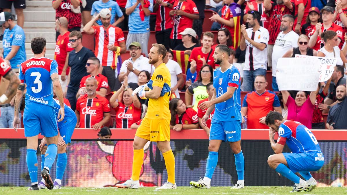 La defensa del Atlético de Madrid