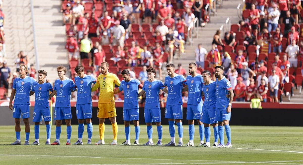Los jugadores del Atlético de Madrid