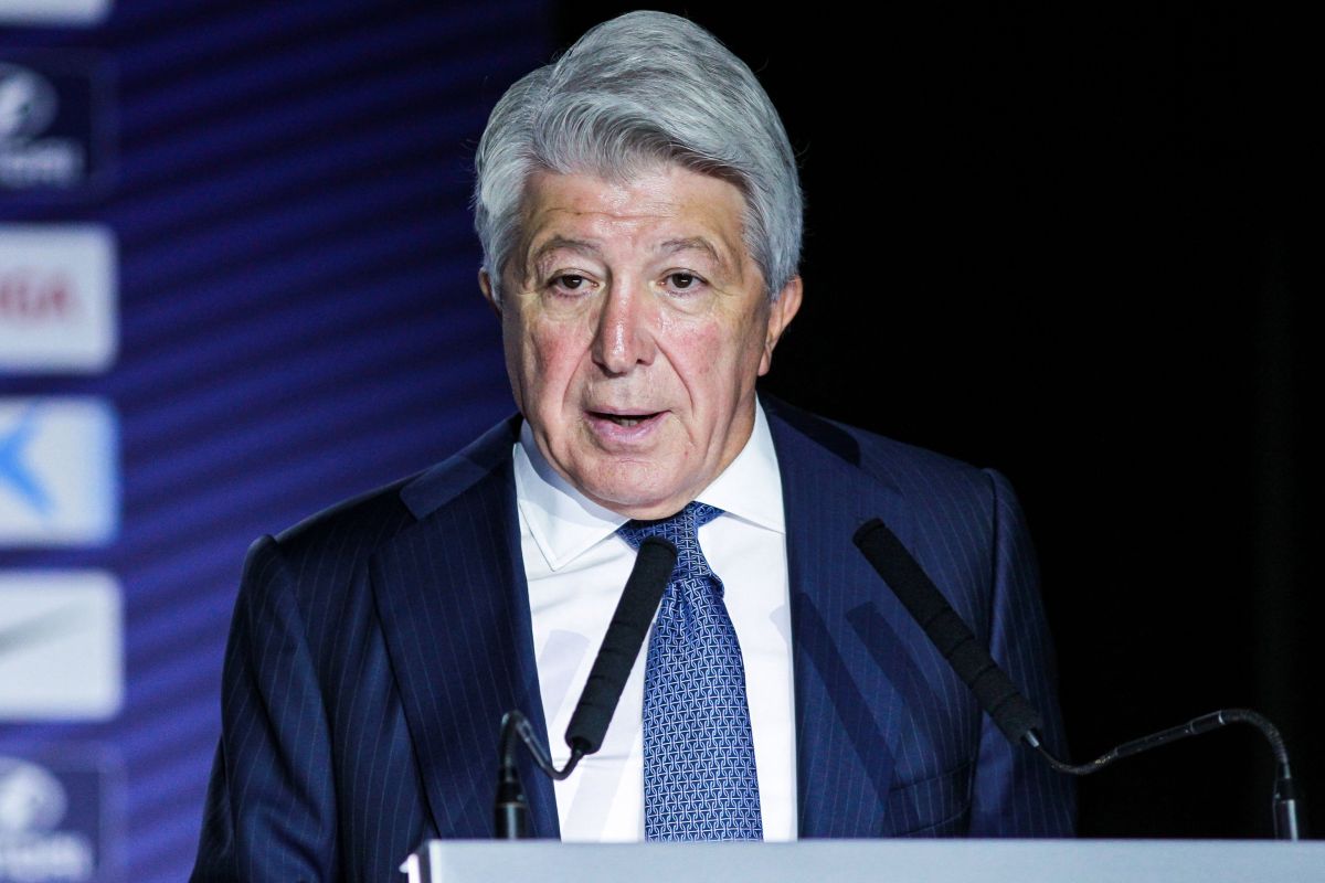 Enrique Cerezo, presidente del Atleti