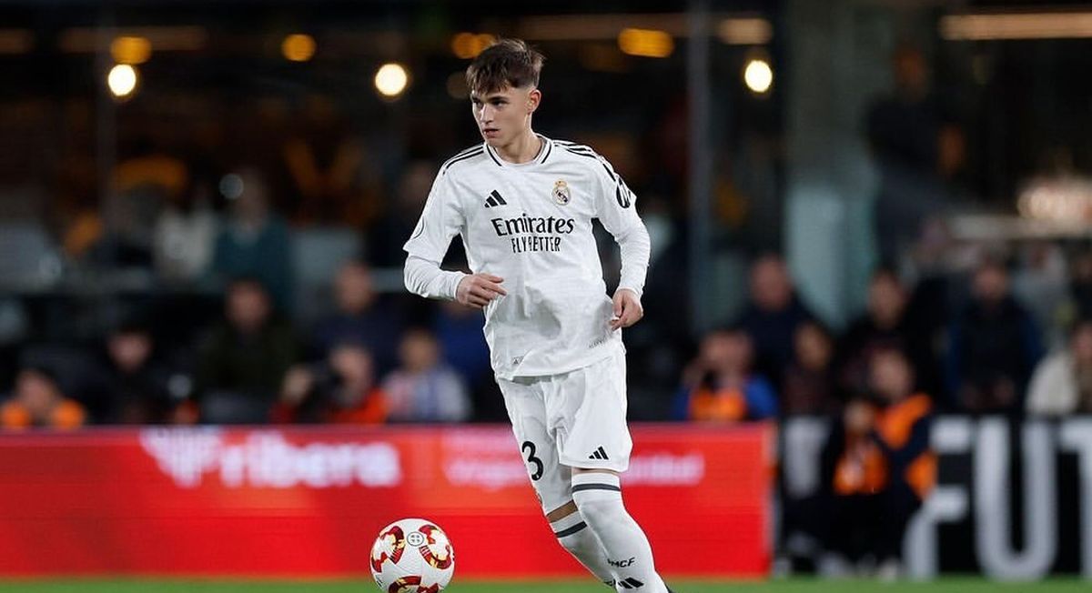 David Aguado, jugador del Real Madrid Castilla