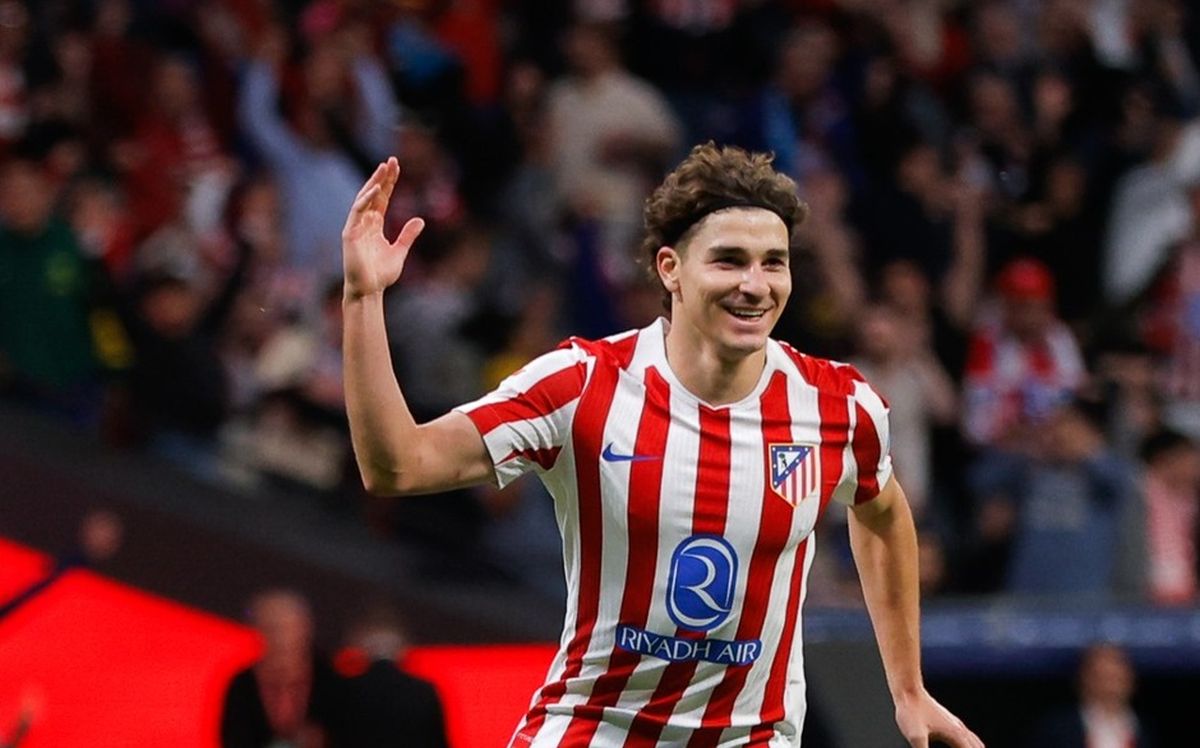 Julián Alvarez en el Atlético Madrid-Rayo Vallecano