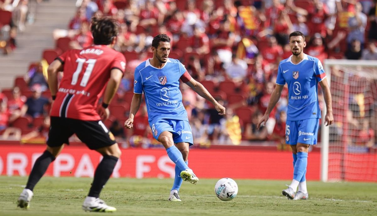 Koke en el partido Mallorca-Atlético de Madrd