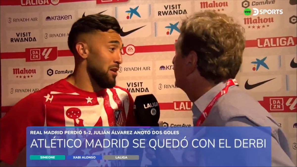 Las declaraciones de Nico Gonzáles en DSports