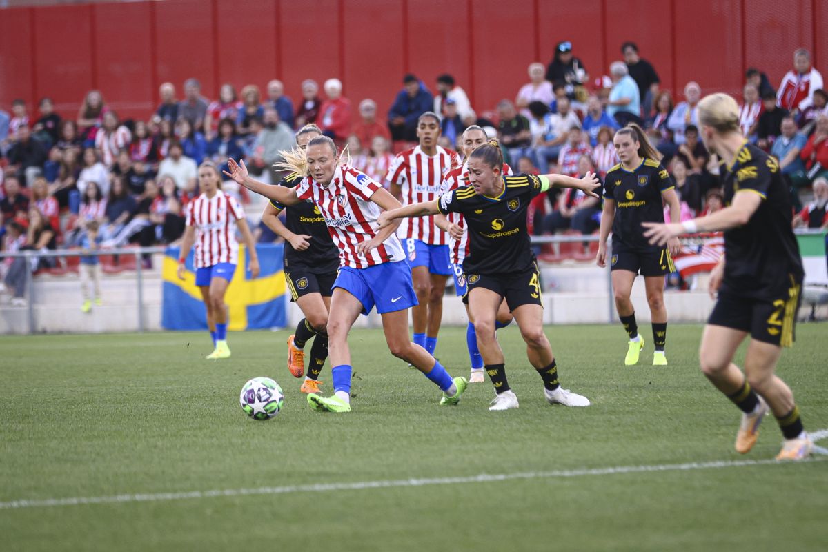 Atlético de Madrid Femenino contra el Manchester United