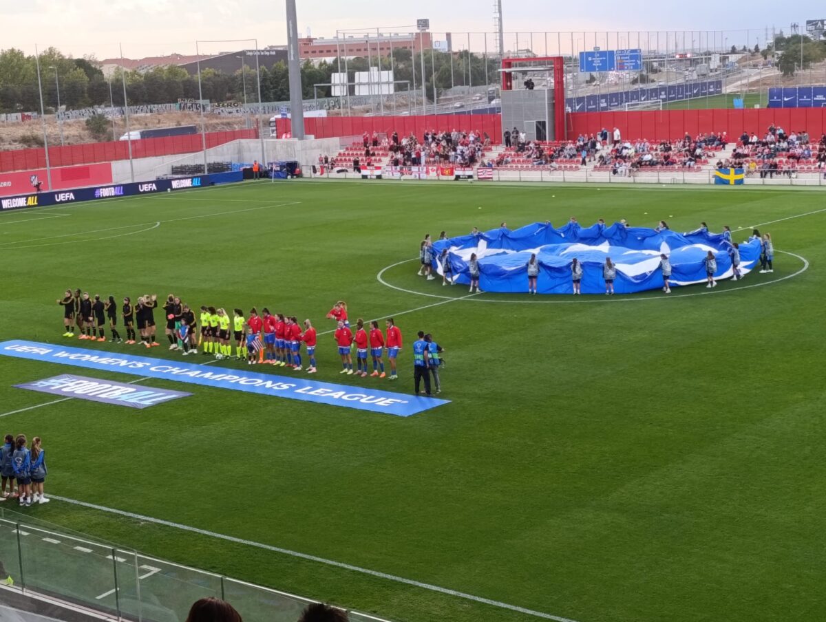 Atlético de Madrid Femenino - Manchester United Femenino, alineaciones