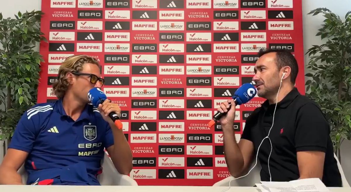 Marcos Llorente con Juanma Castaño