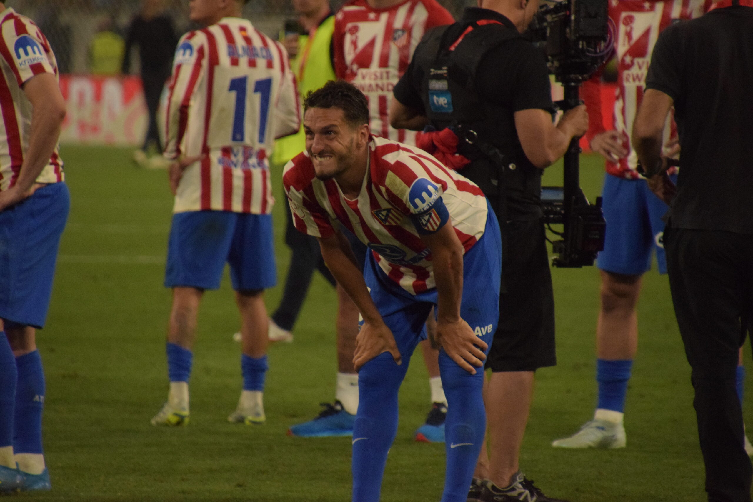 Koke, tras perder la final de Copa. Foto Raúl R. Méndez