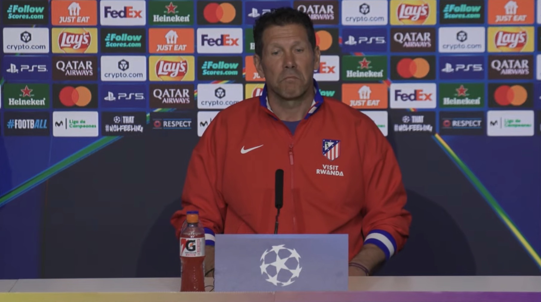 Declaraciones previas Simeone Arsenal