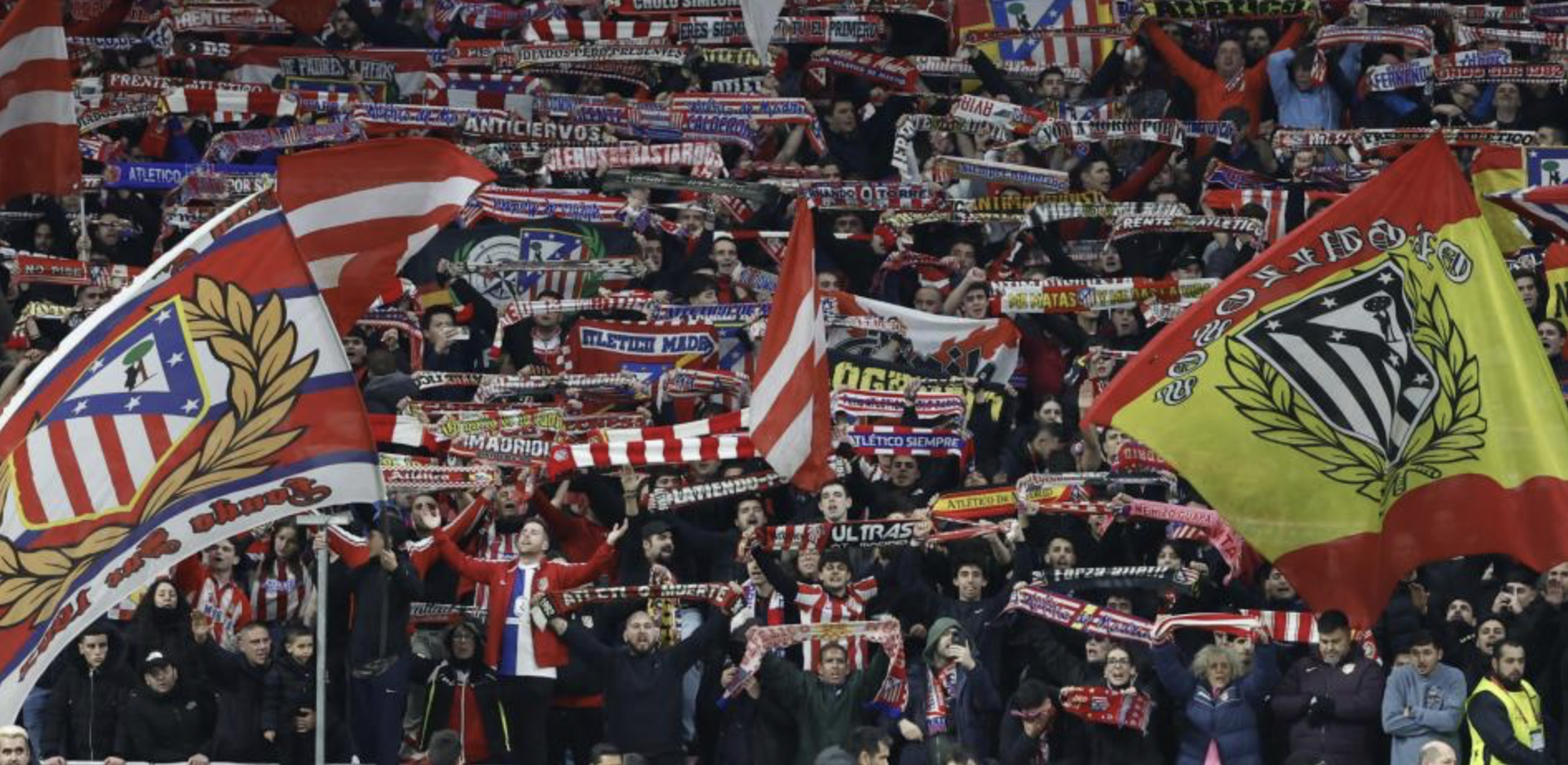 Aficionados del Atlético de Madrid