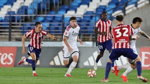 El Atlético Madrileño pierde el derbi de filiales en un partido loco